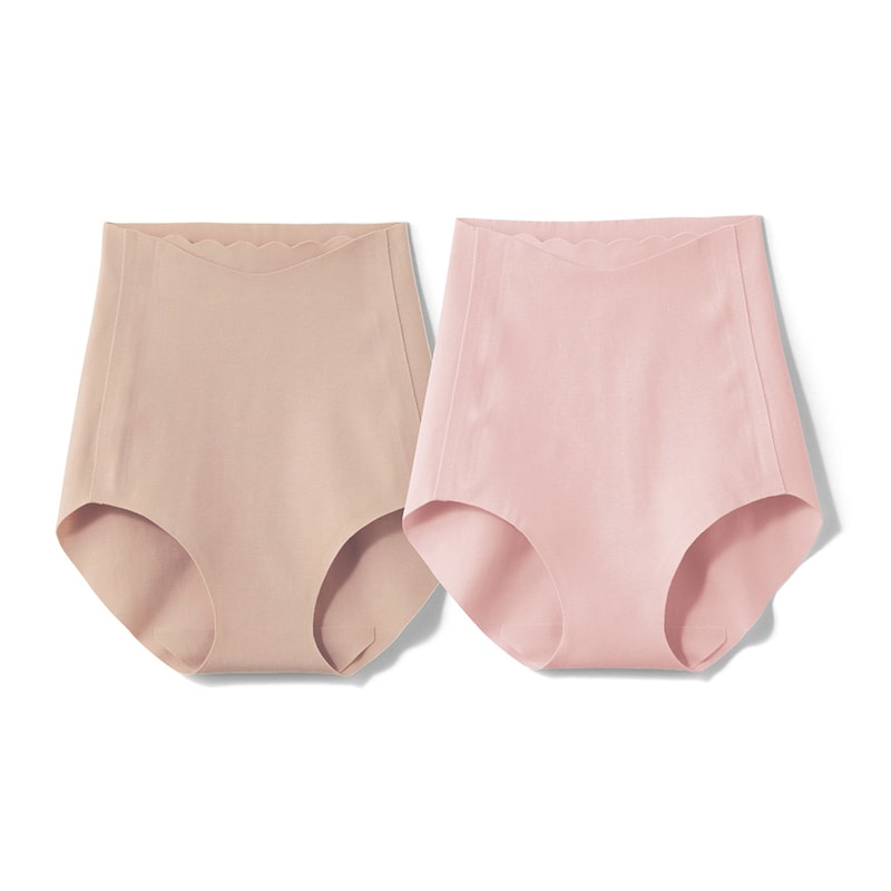 ベージュ×スモークピンク