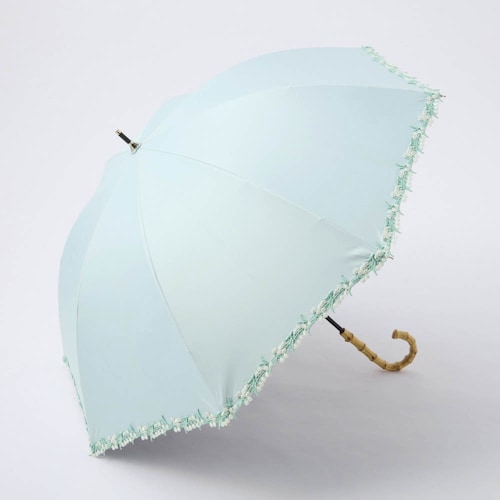 フラワーレースデザインの晴雨兼用長傘