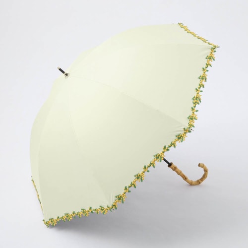 フラワーレースデザインの晴雨兼用長傘