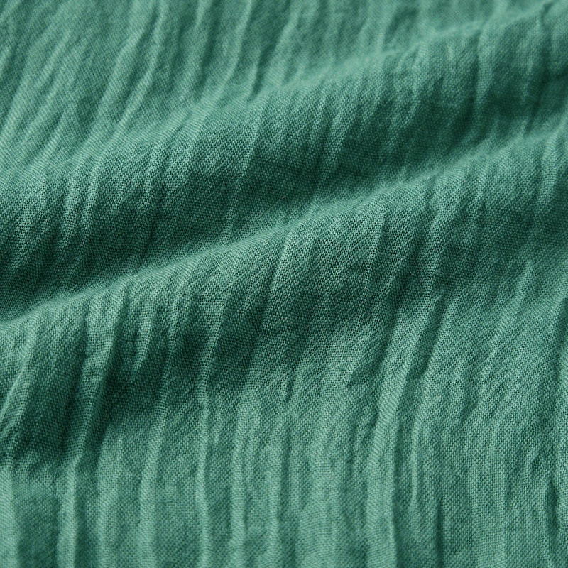 強撚糸を使用したさらっとした肌ざわりの綿混ボイル素材