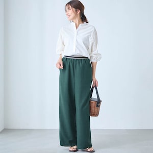 モデル身長168cm／M ※写真は撮影用のため股下+6cmになります。