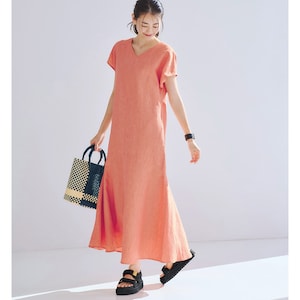 【スタイルノート/StyleNote】ヨーロピアンリネンロングワンピース
