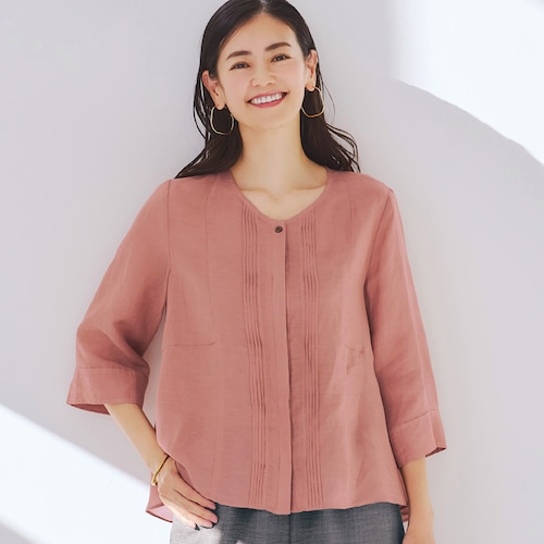 ヨーロピアンリネンブラウス