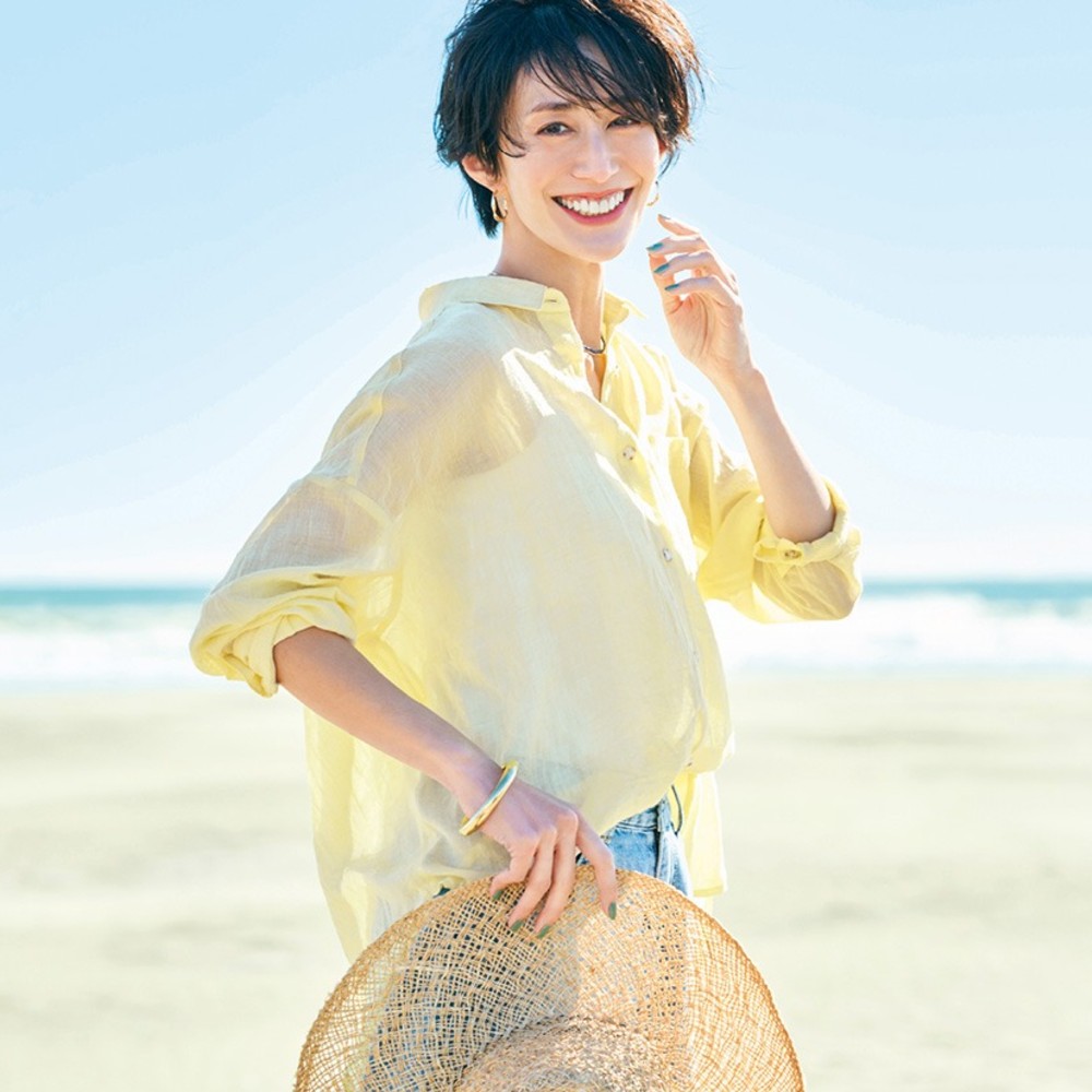 コットン混ボイルレギュラーシャツ 【2026年4月公開「VERY web」にて掲載中 (PR)】