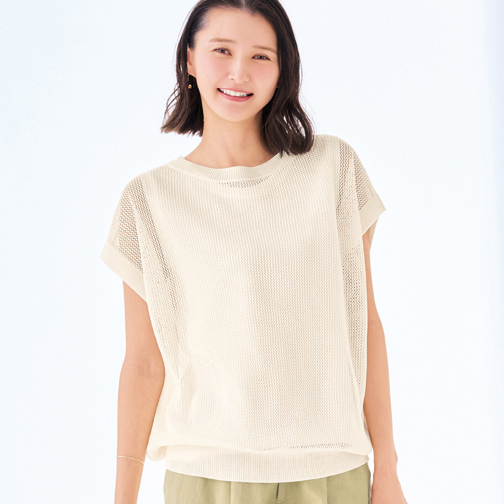 透けすぎないメッシュニット 透けすぎないメッシュニット