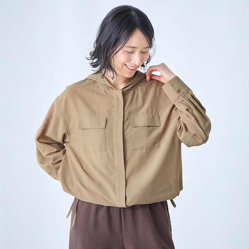 ふんわりブラウジングした状態