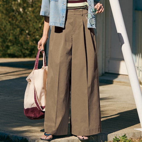 ワイドチノパンツ