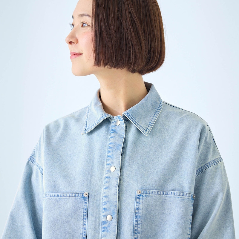 着脱しやすいスナップボタン