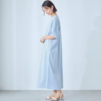 モデル身長167cm／M ※写真は撮影用のため身丈+6cmになります。