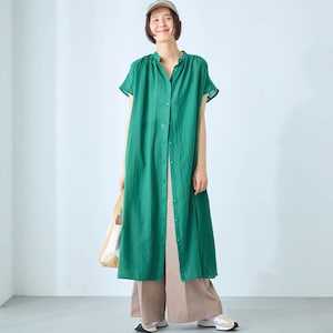 モデル身長168cm／M ※写真は撮影用のため着丈+6cmになります。