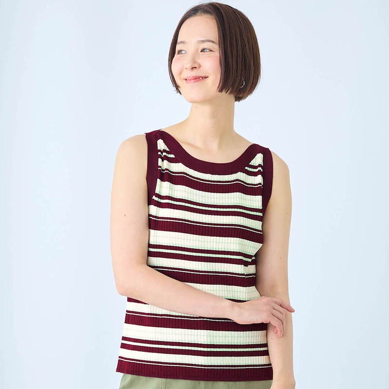 ブラウン系ボーダー