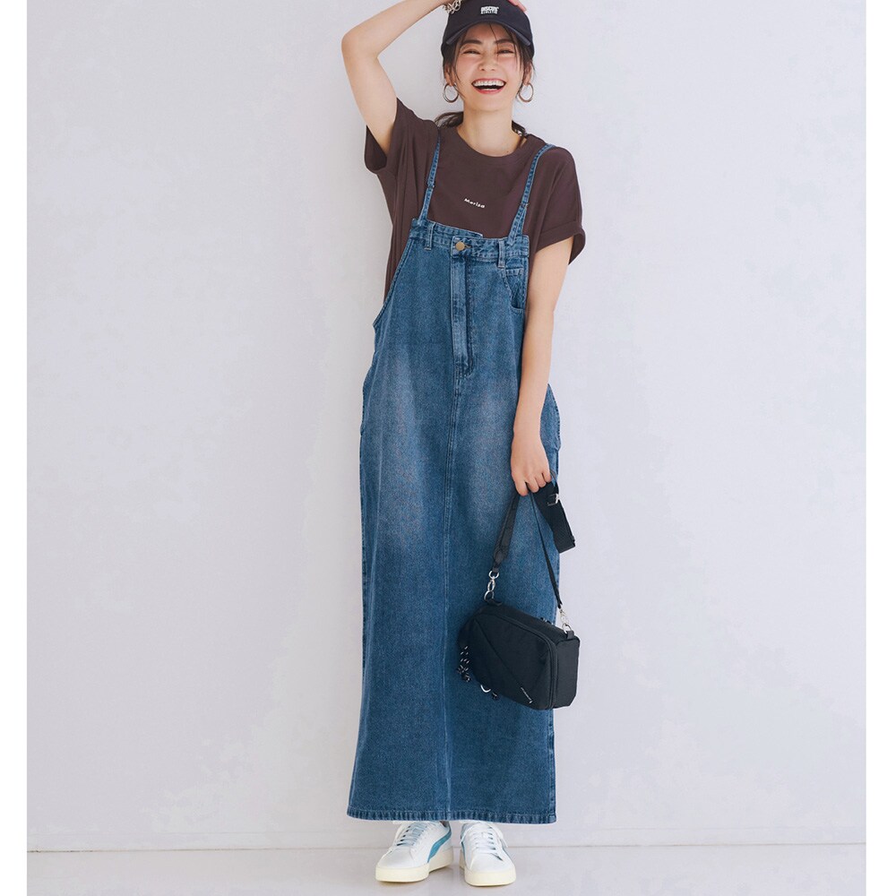 【ロウイング/Rowing】大人のデニムジャンパースカート