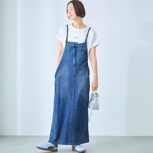 モデル身長168cm／M ※写真は撮影用のため総丈+6cmになります。