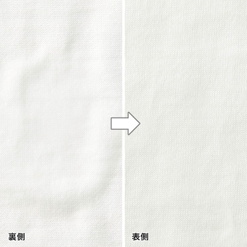 汗ジミ防止加工付きで、汗をかきやすい季節も安心