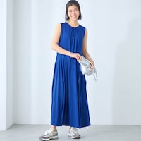 モデル身長168cm／M ※写真は撮影用のため着丈+6cmになります。