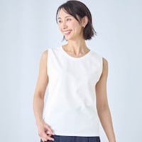 タンクトップはシンプルなので単品使いもしやすい
