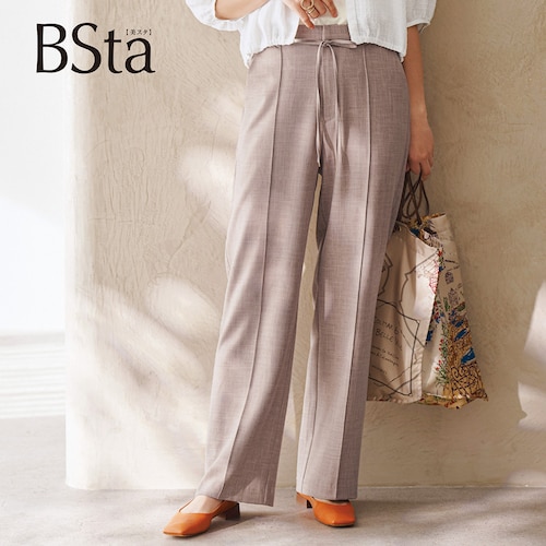 【Bsta】ストレートワイドパンツ