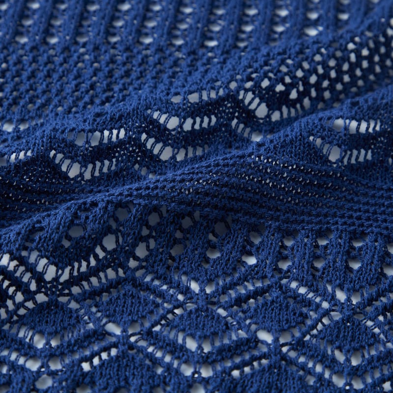 綿100%糸を使ったニットで汗をかいてもべたつきにくい