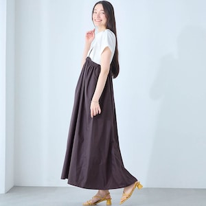 モデル身長171cm／M ※写真は撮影用のため総丈+6cmになります。