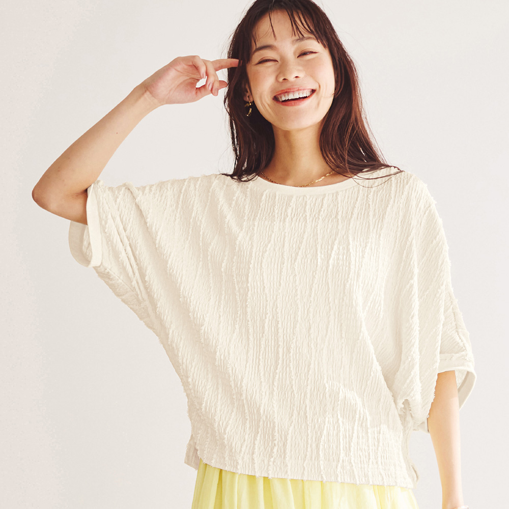 【ロウイング/Rowing】カットジャカードTシャツ