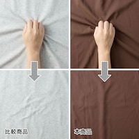 型崩れしにくく、シワになりにくい
