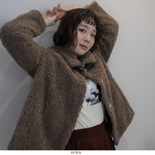 ループボアジャケット 【大きいサイズ】