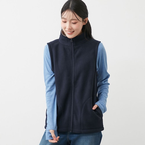 マイクロフリースZIPベスト