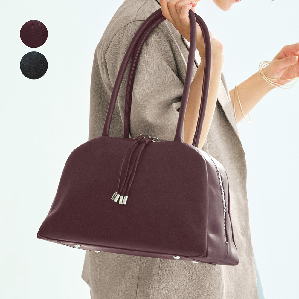 ソフト素材ボストン型バッグ 【2026年4月公開「VERY web」にて掲載中 (PR)】 ソフト素材ボストン型バッグ 【2026年4月公開「VERY web」にて掲載中 (PR)】