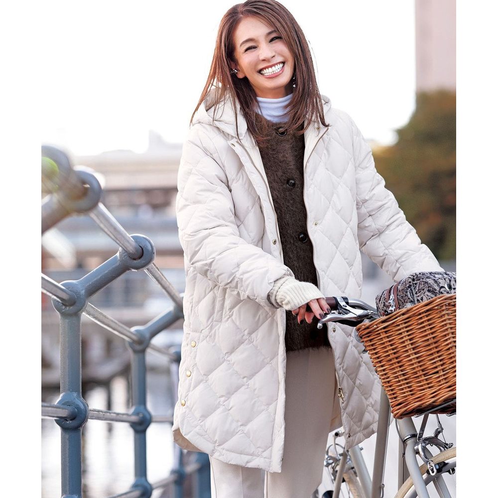 UNFILO×TAION 2WAY キルティング ダウンコート UNFILO 【UNFILO×TAION】2WAY キルティング コート （ネイビー[NEW