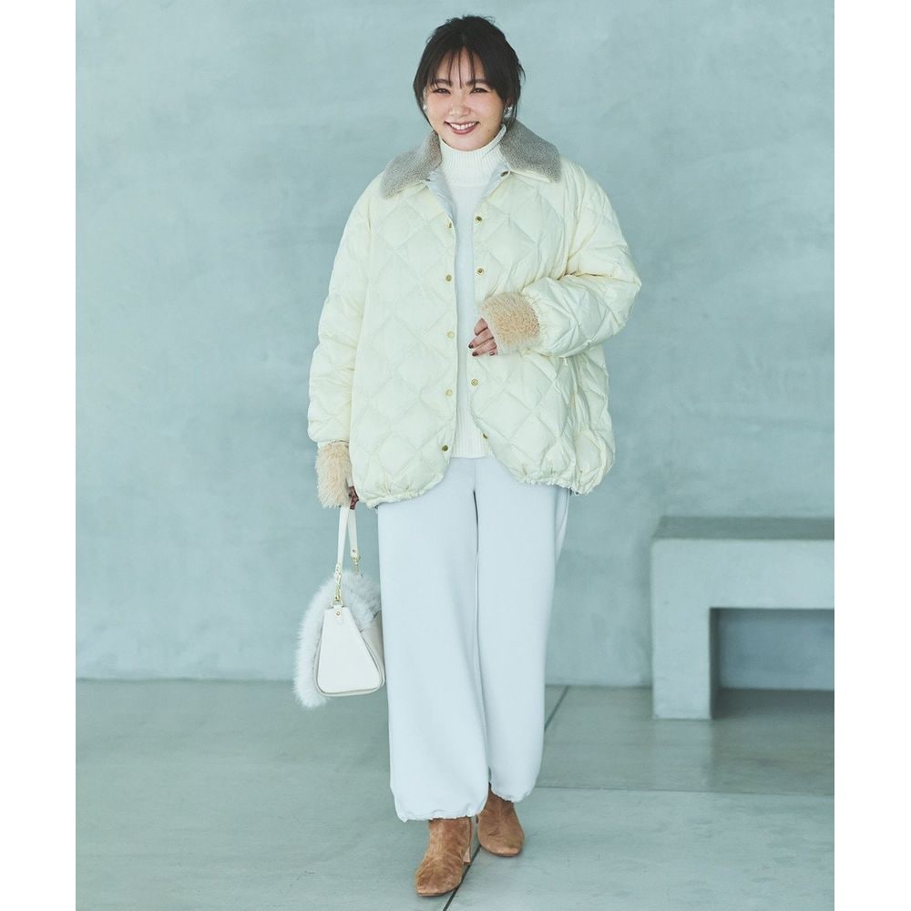 TAION×UNFILO】ボア襟リバーシブルダウン(オンワード樫山)｜通販の