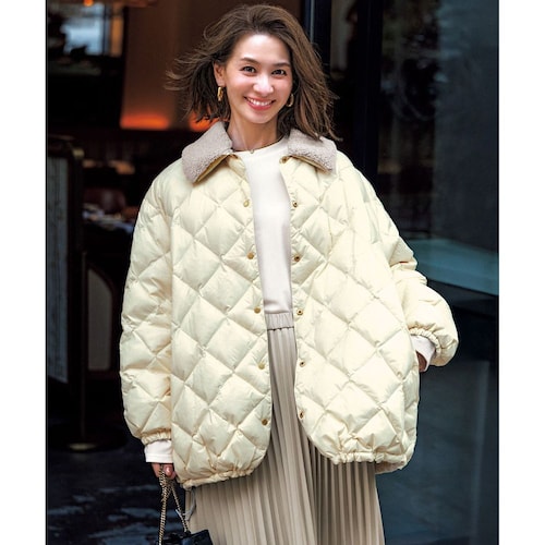 【TAION×UNFILO】ボア襟リバーシブルダウン