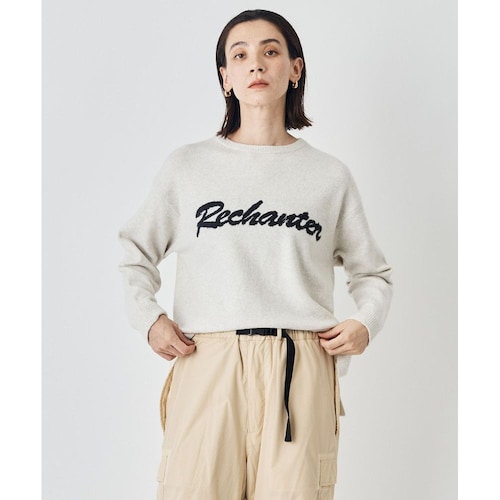 【UNFILO／アンフィーロ】ふわふわニット ロゴジャカード