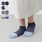 【2足組】接触冷感5本指スニーカーソックス