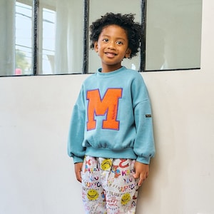 【エフオーキッズ/F.O.KIDS】裏起毛アップリケスウェット