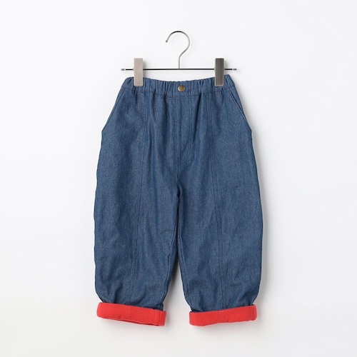 裏フリースワイドパンツ