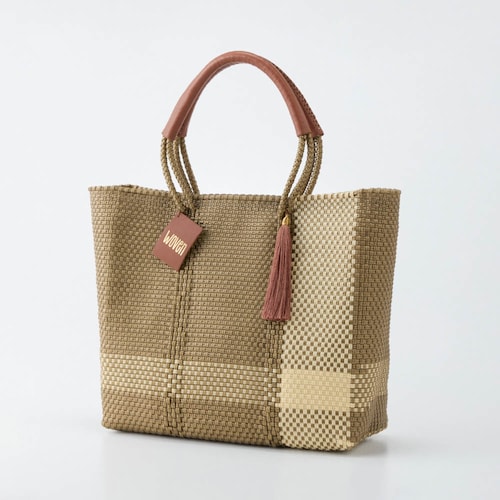 メルカドトートバッグ［本革持ち手］［メキシコ製］