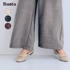 【ルオータ/Ruota】【返品送料無料】 ※シアーフラットシューズ[日本製] 【LEEweb(4月23日公開)にて掲載されました(PR)】