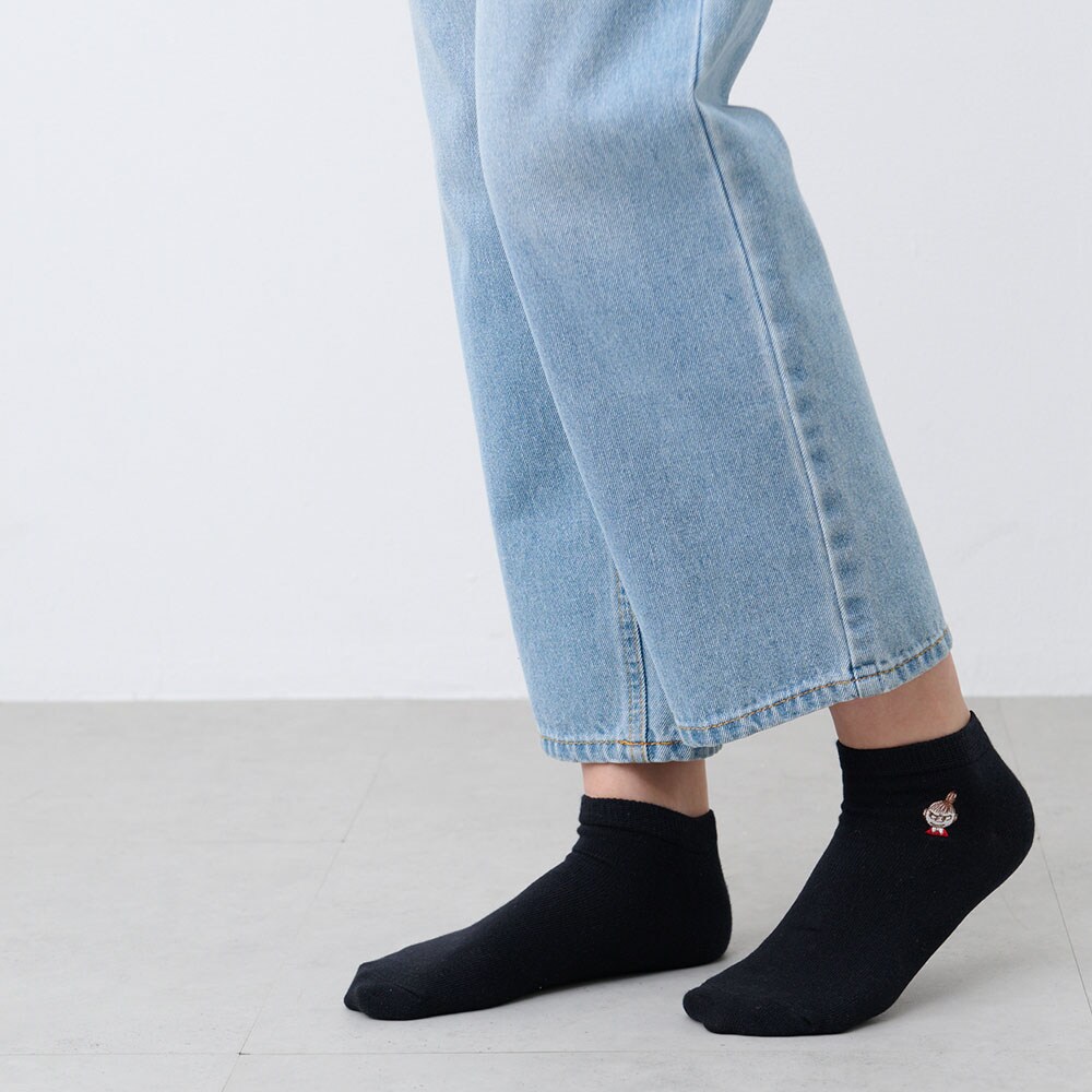 【ムーミン/MOOMIN】2足組ショート丈ソックス「ムーミン」