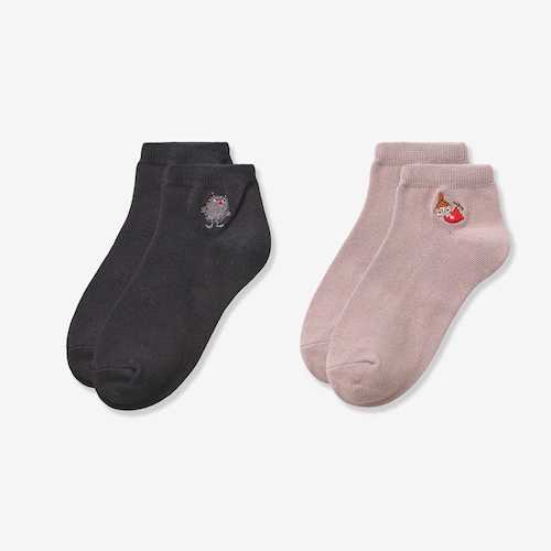 2足組ショート丈ソックス「ムーミン」