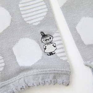 グレー（水玉／ミイ刺繍）