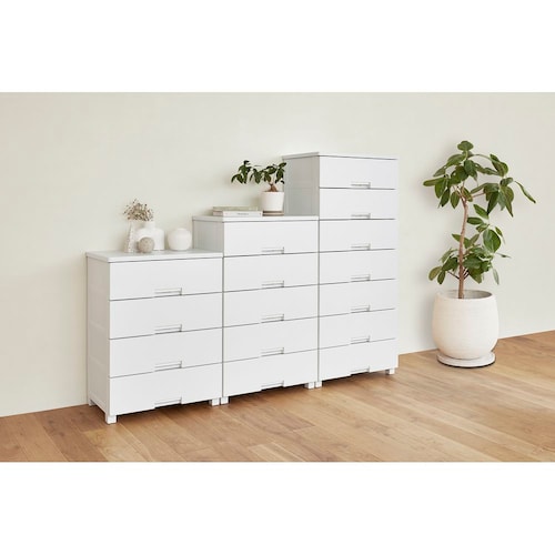 引出しロック機能付きチェスト ＜4段／5段／7段＞＜幅55／幅65／幅75cm＞