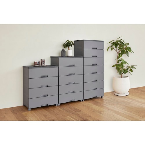 引出しロック機能付きチェスト ＜4段／5段／7段＞＜幅55／幅65／幅75cm＞