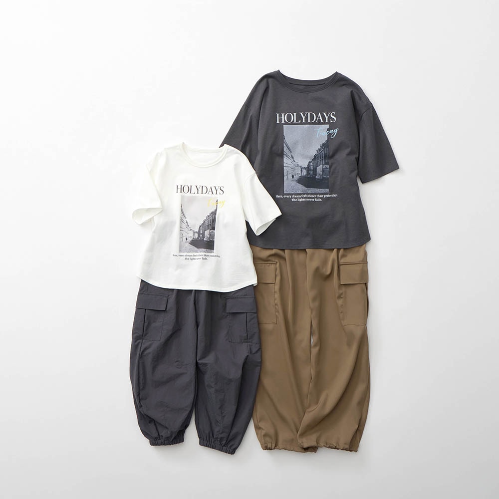 親子でリンクフォトプリント半袖Tシャツ【harukaコラボ】(ジータ/GITA