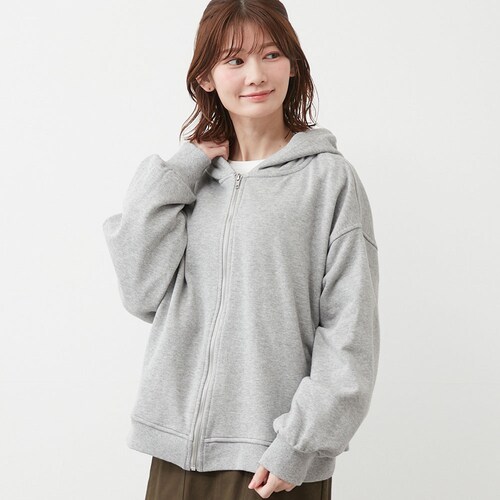 ボリュームジップパーカー