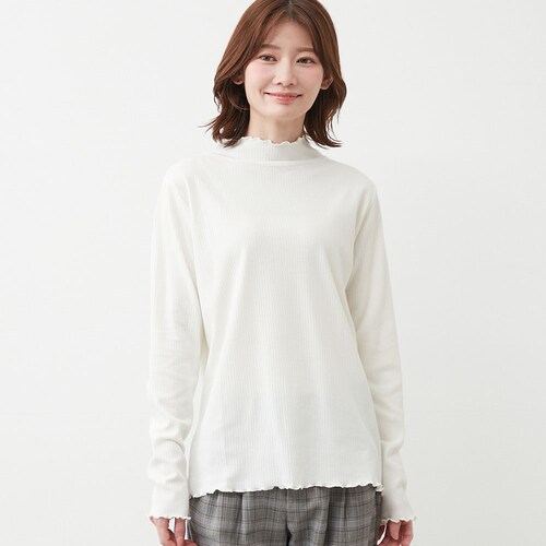 メローハイネックカットソー