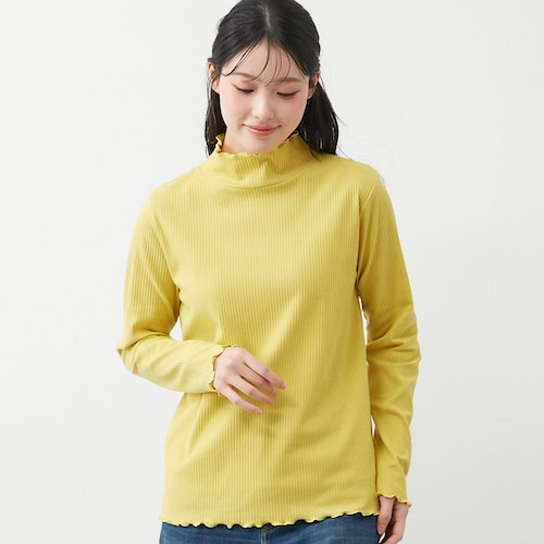 メローハイネックカットソー