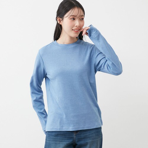 【2月19日再値下げ】 スムースクルーネックロンT