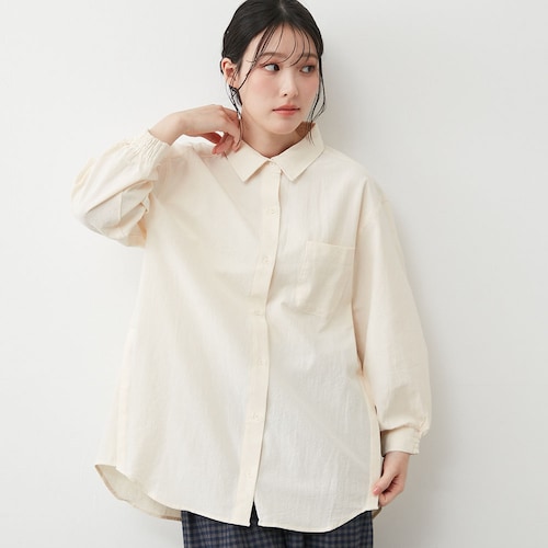 ワッシャーコットンチュニック