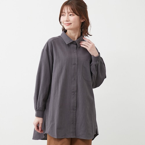 ワッシャーコットンチュニック