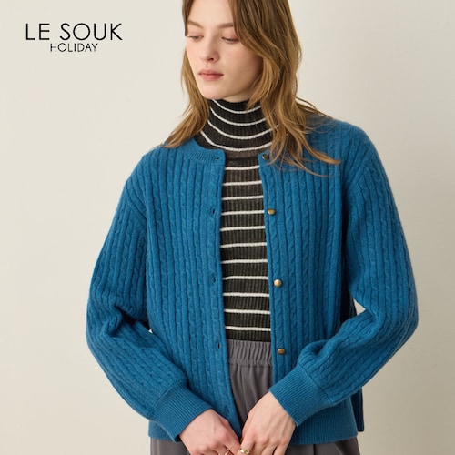 ミニケーブルカーディガン